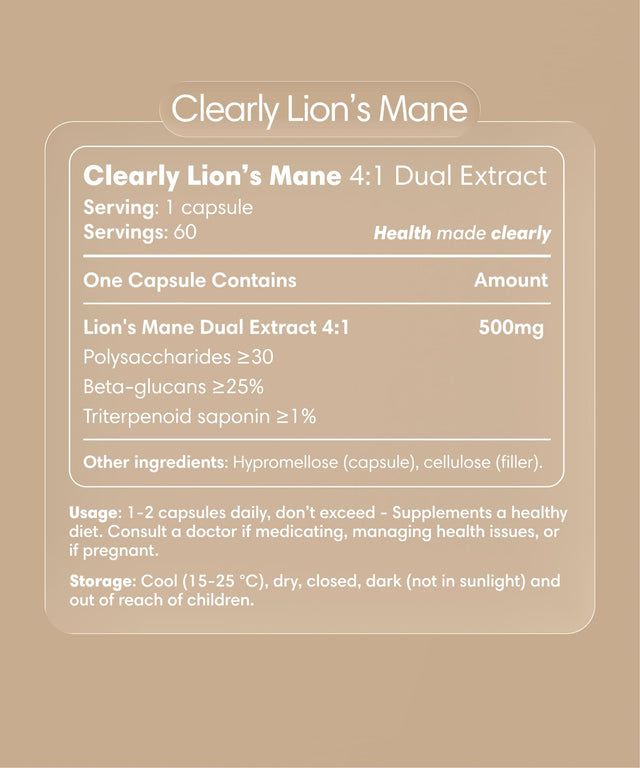  Clearly - Lion's Mane